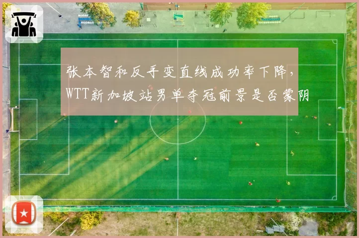 张本智和反手变直线成功率下降,WTT新加坡站男单夺冠前景是否蒙阴?